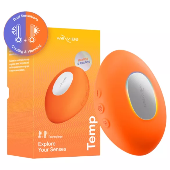 We‑Vibe Temp - cooling and warming clitoral vibrator (orange)