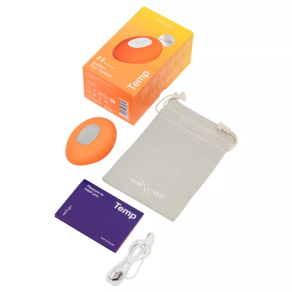 We‑Vibe Temp - cooling and warming clitoral vibrator (orange)