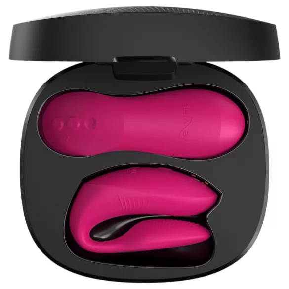 We-Vibe Chorus Pro - App- and remote-controlled couples vibrator (pink)