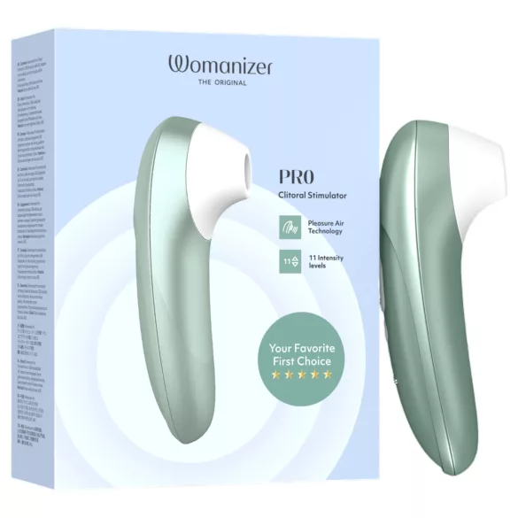 Womanizer Pro - air‑pulse clitoral stimulator (green)
