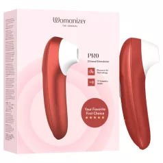 Womanizer Pro - air‑pulse clitoral stimulator (red)