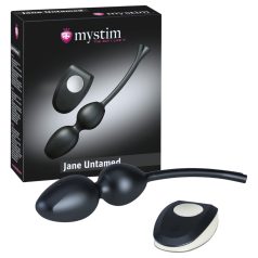 Mystim Jane Untamed - Vibrating Pleasure Duo Balls (Black)