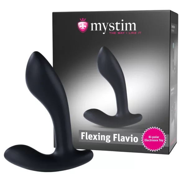 Mystim Flexing Flavio - Black Electro Prostate Vibrator