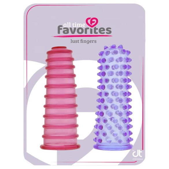All-Time Favorites - Cuff Set - 2pcs (Pink-Purple)