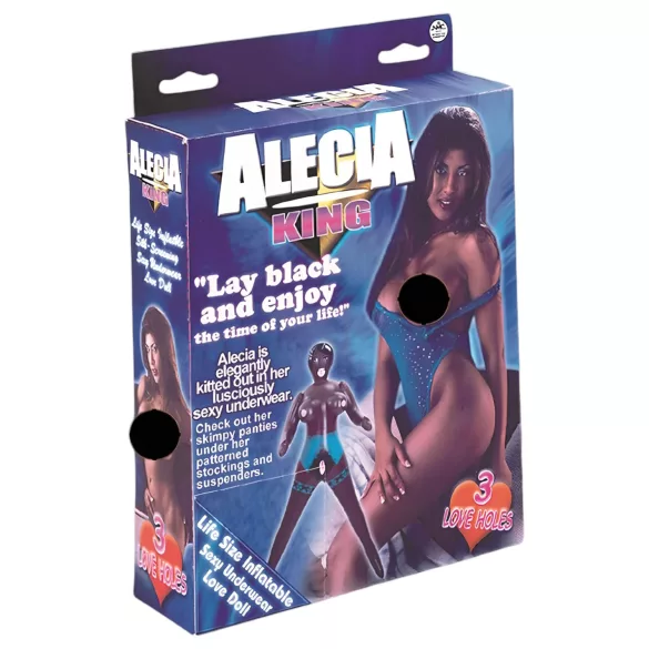 NMC Alecia King - life-size inflatable sex doll (brunette)