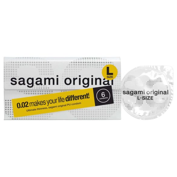 Sagami Original 0.02 L - Condoms - 58mm (6 Pack)