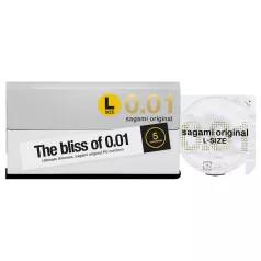 Sagami Original 0.01 L - Condom - 58mm (5 pack)