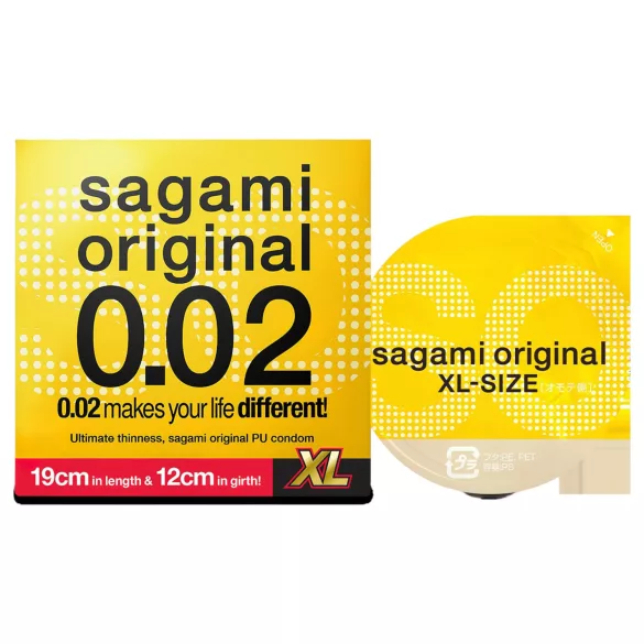 Sagami Original 0.02 XL - Condom - 61mm (1pc)