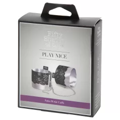 Fifty Shades of Grey - Satin Handcuffs (Silver)
