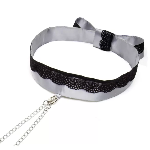 Fifty Shades of Grey - Silver Nipple Clamps with Collar