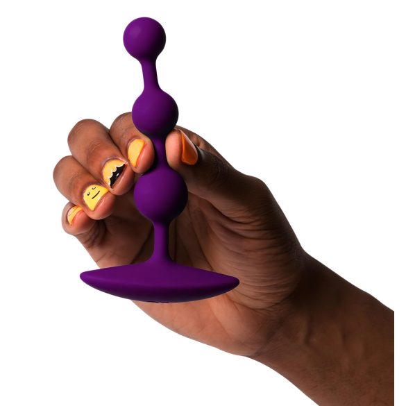 ROMP Amp - Beaded Anal Dildo (Purple)