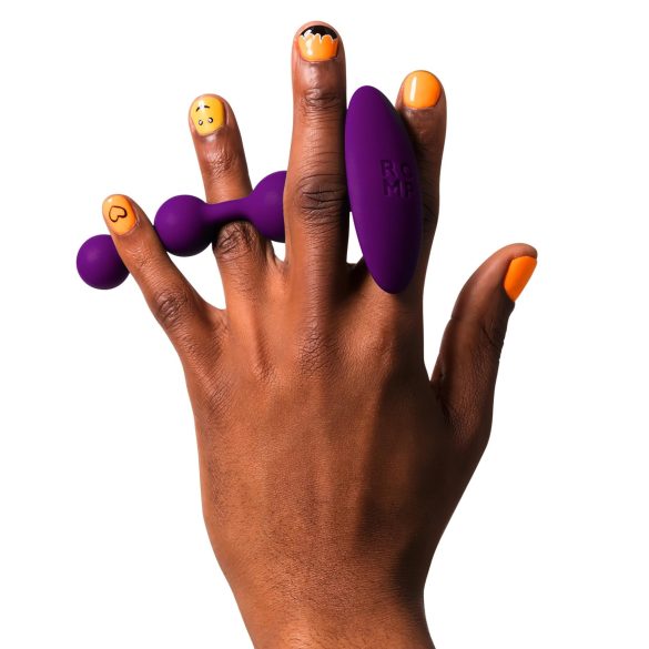 ROMP Amp - Beaded Anal Dildo (Purple)