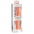 Dillio Wild Thing - Textured Dildo (19cm) - Orange
