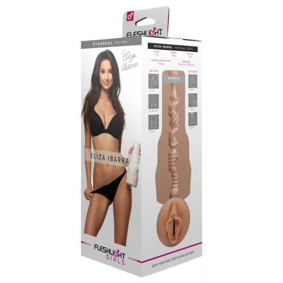 Fleshlight Eliza Ibarra Ethereal - lifelike vagina masturbator (natural)