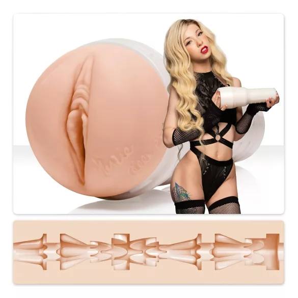 Fleshlight Kenzie Reeves Creampuff - realistic vagina masturbator (natural)