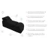 Liberator Black Label Esse - adjustable 3‑piece tantra chair (black)