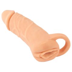   Nature Skin - Real Feel Sleeve & Personal Pleasure Toy - 18cm (Natural)