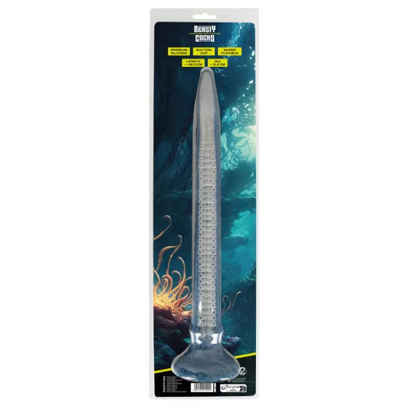 Beasty Cocks: Ecstasy Eel - Extra Long Dildo (Blue)