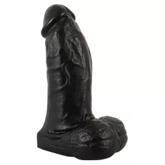 Realistixxx Real Giant - 22 cm Black Dildo with Balls
