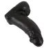Realistixxx Real Giant - 22 cm Black Dildo with Balls