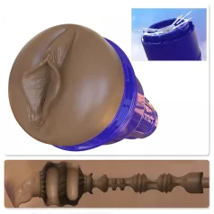 Fleshlight Boost Bang - Lifelike Pussy Masturbator (Brown)
