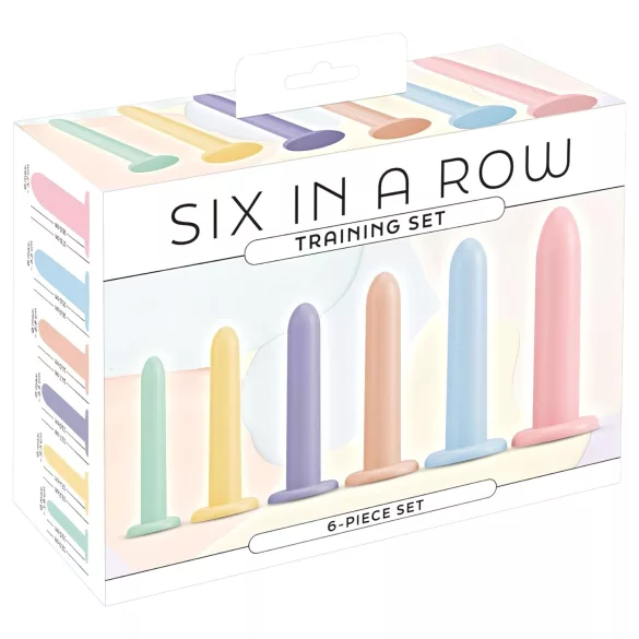 You2Toys - Six in a Row - dildo trainer set - 6 pcs (coloured)