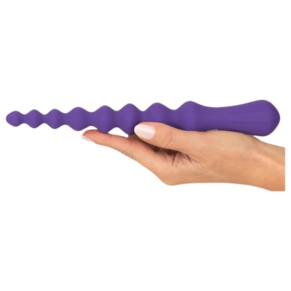 You2Toys - Purple Flexible Beaded Anal Dildo