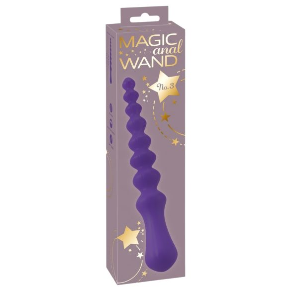 You2Toys - Purple Flexible Beaded Anal Dildo