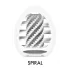 TENGA Egg Spiral Strong: Egg Masturbator (Pack of 6)