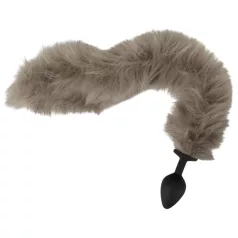 You2Toys - Silicone Anal Plug with Tail (Gray)