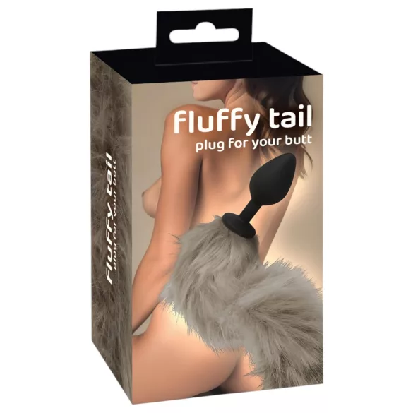 You2Toys - Silicone Anal Plug with Tail (Gray)