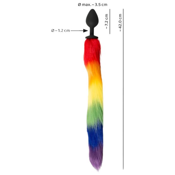 You2Toys - Rainbow Silicone Tail Plug