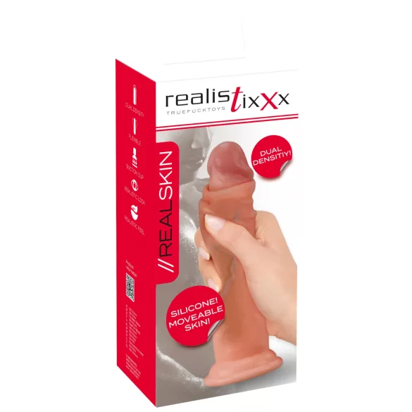 Realistixxx - Lifelike Double-Layer Dildo (Natural)