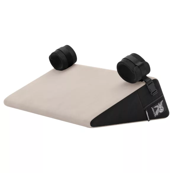 Liberator Bondage - wedge positioning sex pillow with cuffs (white)