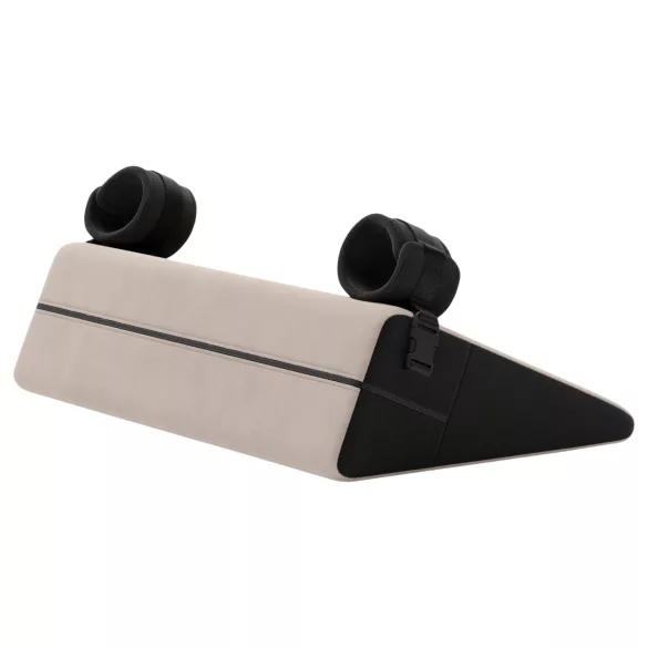 Liberator Bondage - wedge positioning sex pillow with cuffs (white)