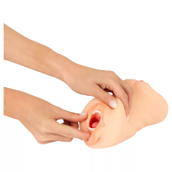 Nature Skin - Vagina & Oral Masturbator (Natural)