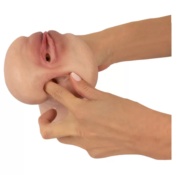 Realistixxx Real Stroker - lifelike vagina and anal masturbator (flesh-coloured)