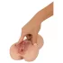 Realistixxx Real Stroker - lifelike vagina and anal masturbator (flesh-coloured)