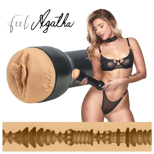 Kiiroo Agatha Vega - RealFeel Pleasure Sleeve - PowerBlow Compatible (Natural)