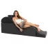 Liberator Aria Flip Chaise - adjustable sex furniture (black)