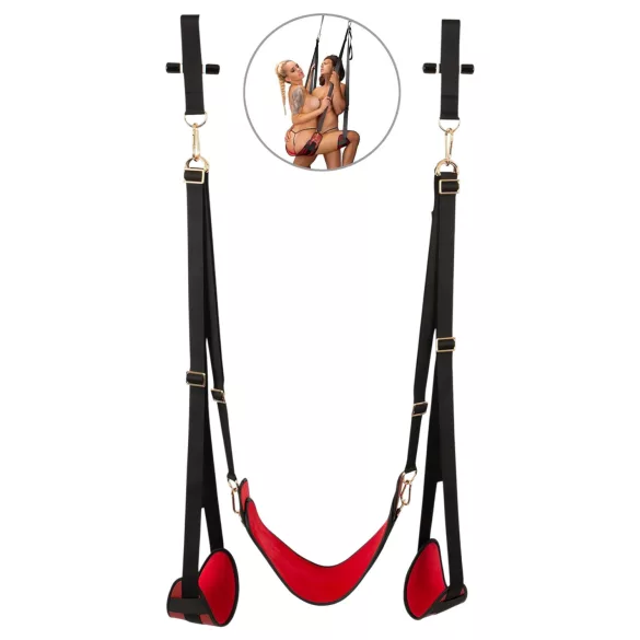 Bad Kitty - door-mounted sex swing (black)