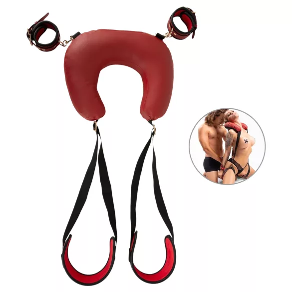 Bad Kitty - neck-pillow thigh support (black)