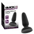 Black Velvets - silicone anal plug with suction cup (black) - S