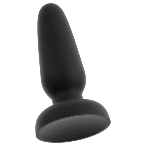Black Velvets - silicone anal plug with suction cup (black) - S