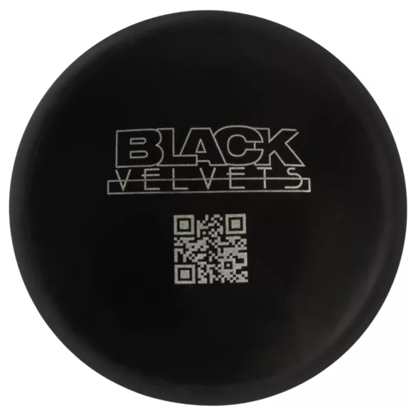 Black Velvets - silicone anal plug with suction cup (black) - M