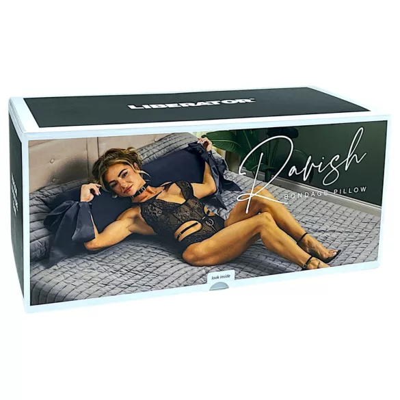 Liberator Ravish - sex position pillow with satin ties (black)