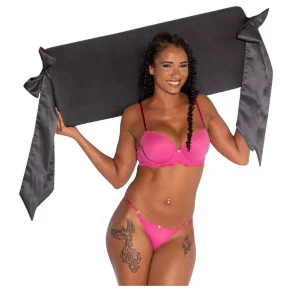 Liberator Ravish - sex position pillow with satin ties (black)