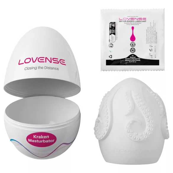Lovense Kraken - masturbation egg - 1 pc (white)