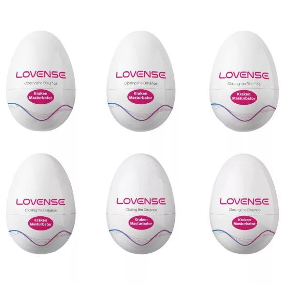 LOVENSE Kraken - masturbation eggs - pack of 6 (white)