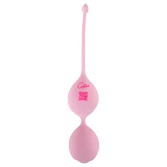 Cuties - double‑ball silicone love balls (pink)